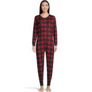 Brand New Women's Ripzone Buffalo Check Onesie Pyjamas